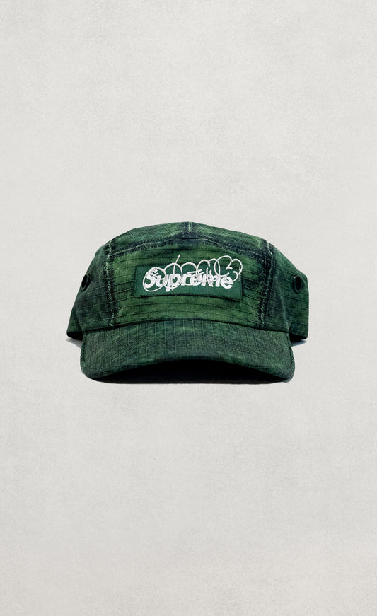 Green S̷u̷p̷r̷e̷m̷e̷  x Enemy of the State Ripstop Tagged Box Logo Hat