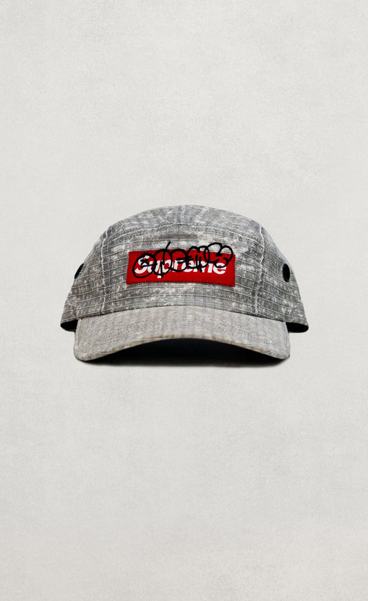 Grey S̷u̷p̷r̷e̷m̷e̷  x Enemy of the State Ripstop Tagged Box Logo Hat