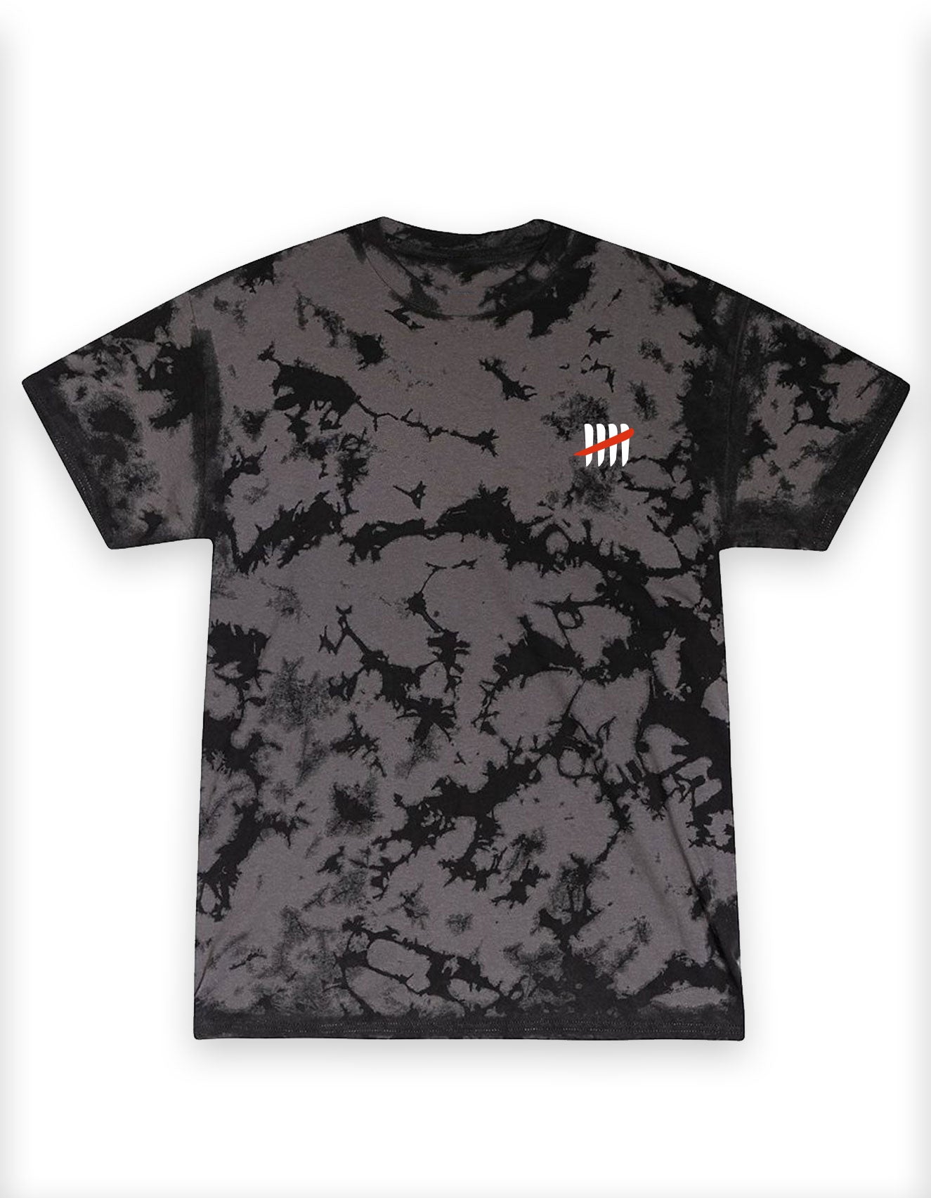 Embroidered Hash Tie Dye Shirt