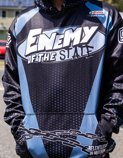 Chained Enemy of the State Sublimated Hoodie