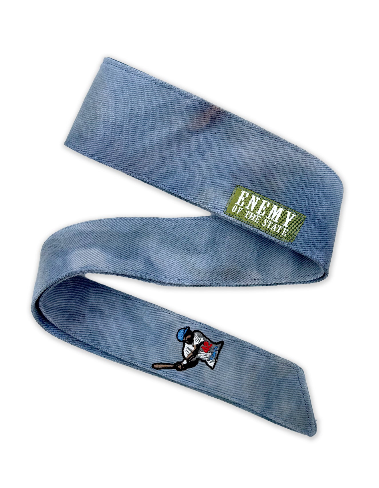 J-Rob Headband w/ Laser Engraved Mini 18" Wooden Baseball Bat