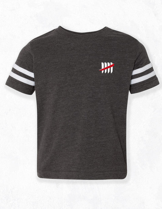 Toddler Football Style Jersey T Shirt