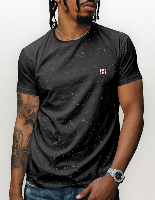 Glow in the Dark Splatter Kill 5 Embroidered T-Shirt