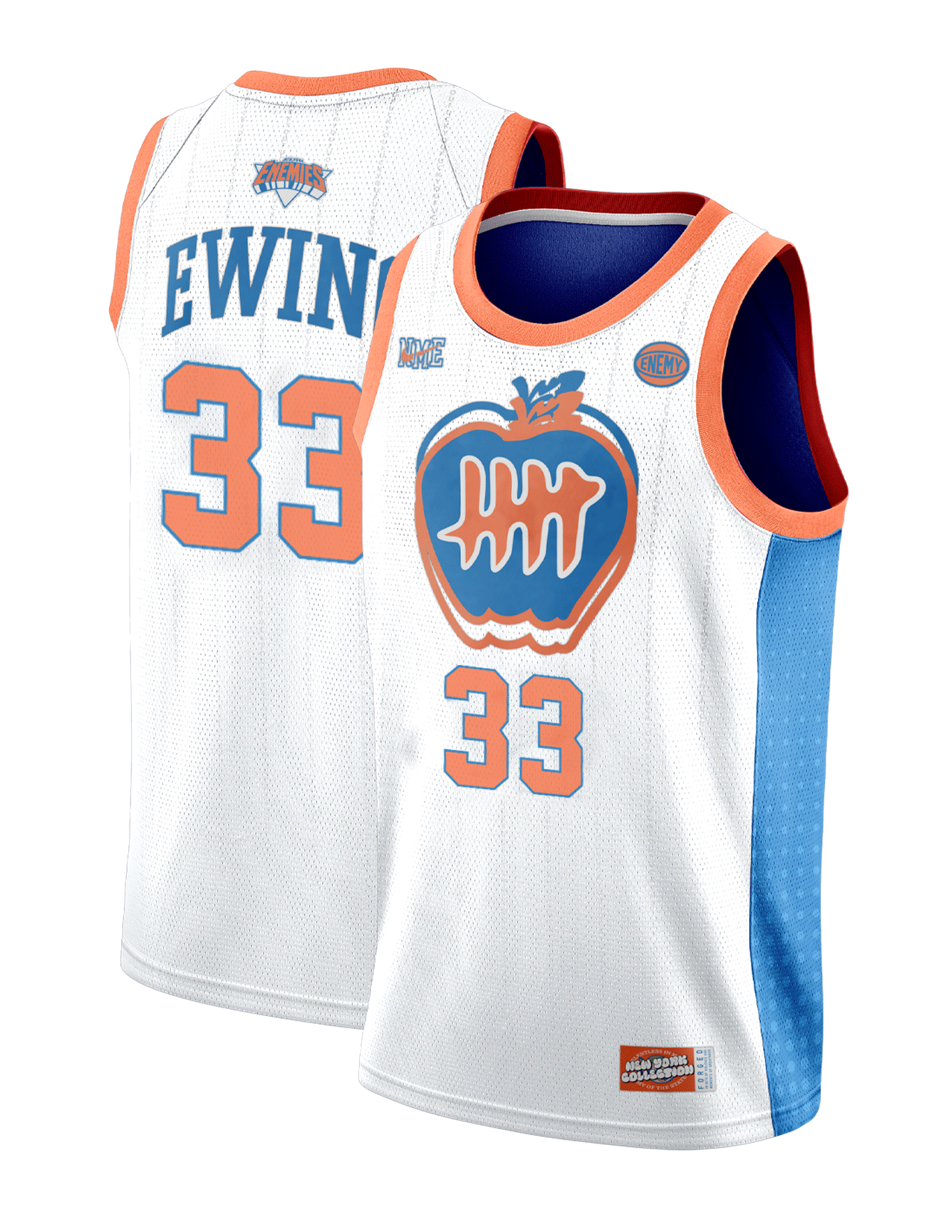 Special Edition Enemy of the State " New York Enemies " Basketball Home Jersey