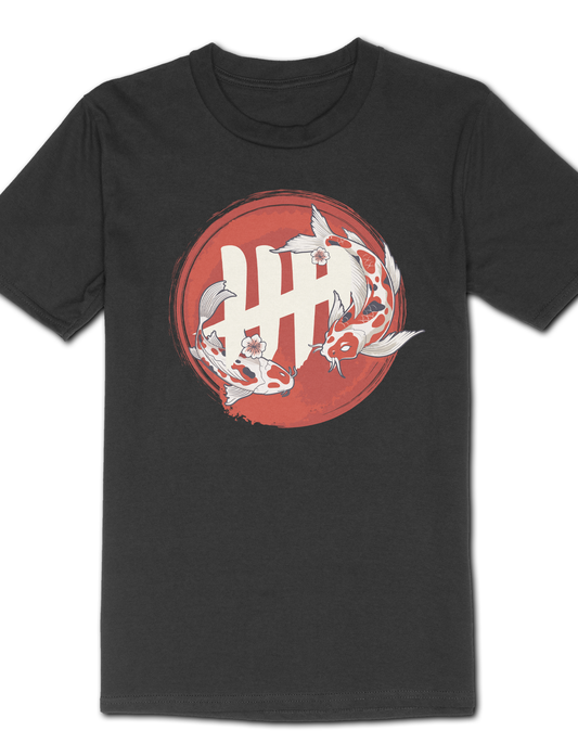 Interlocking Koi Fish T Shirt