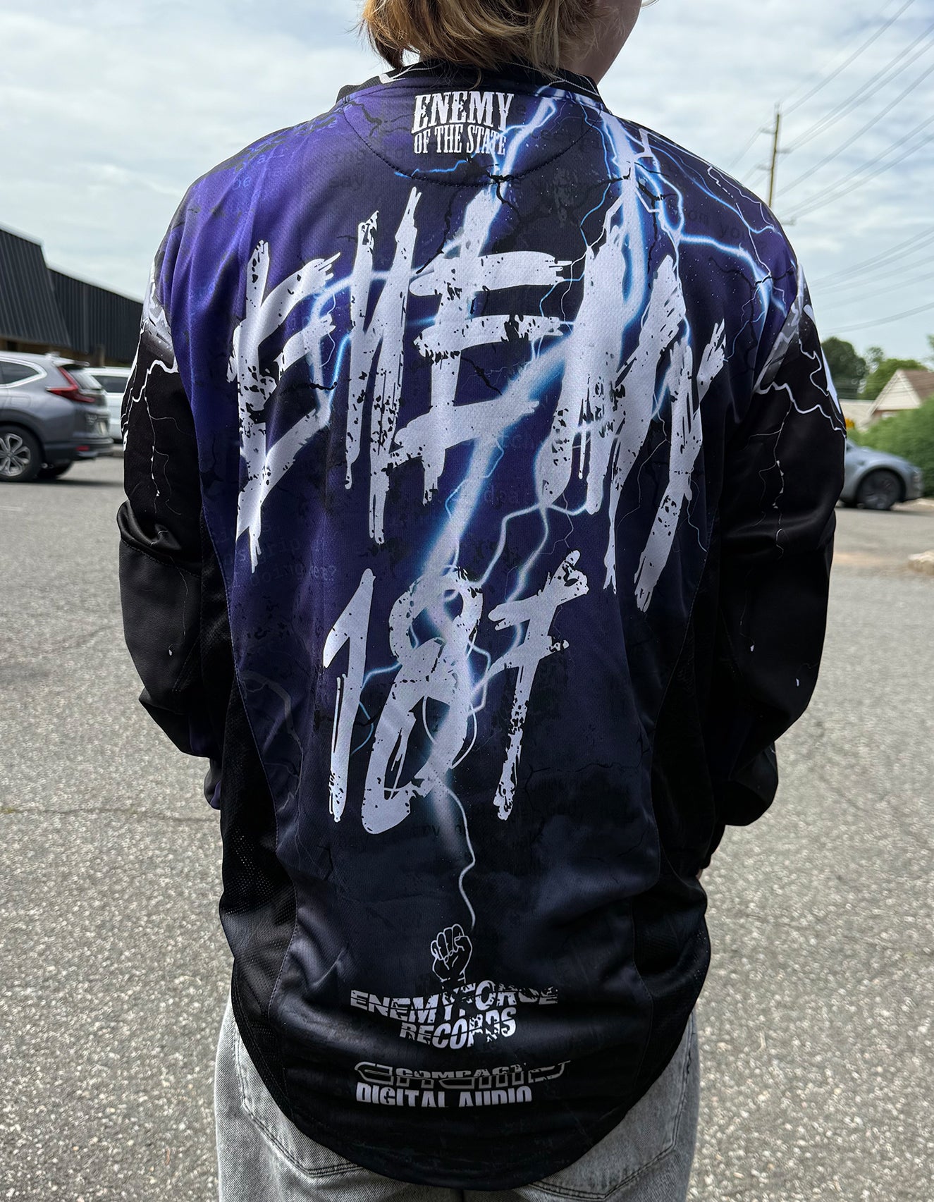 Enemy of the State "Metallic " Long Sleeve Jersey