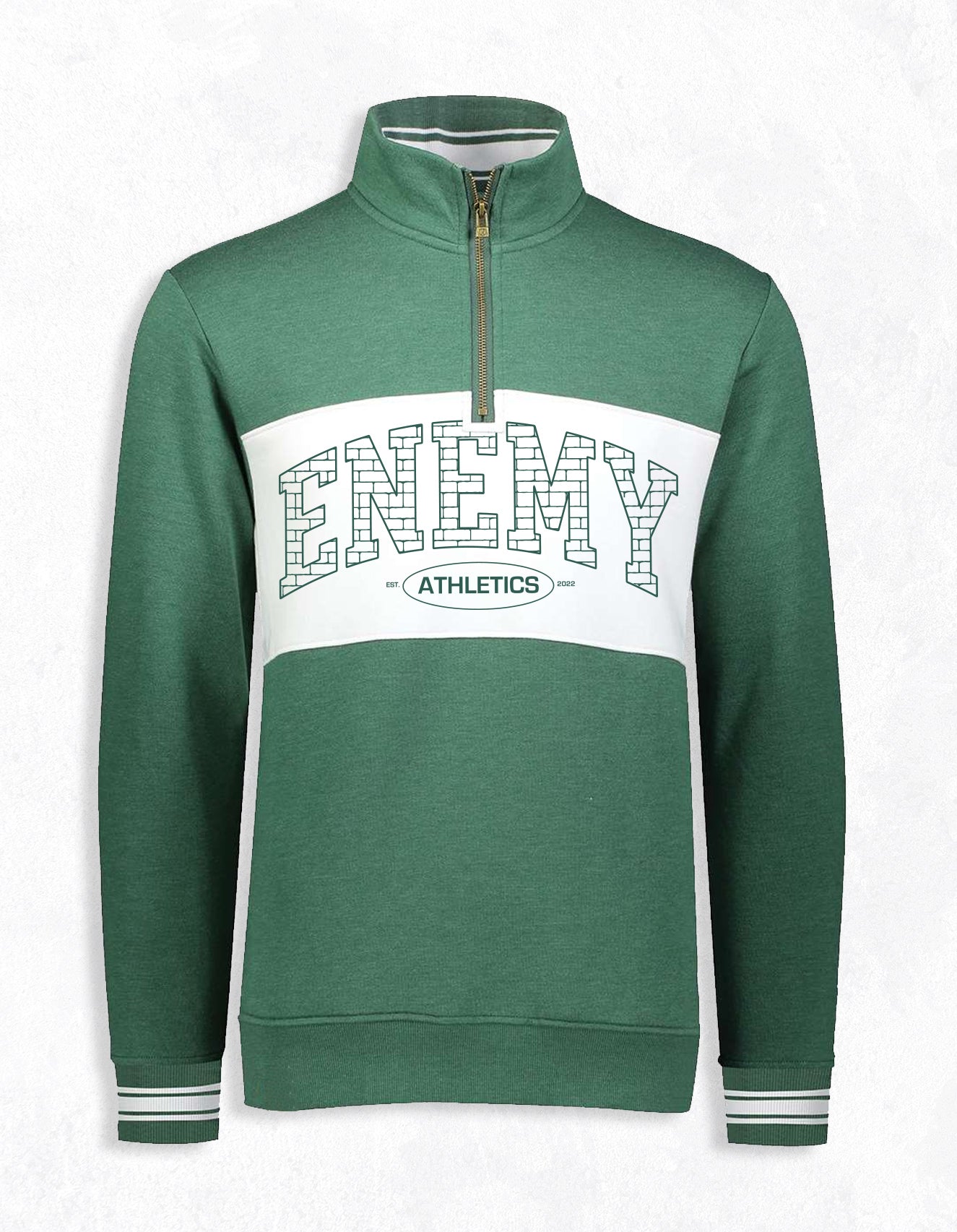 Fleece Enemy Athletics Quarter-Zip Sweatshirt