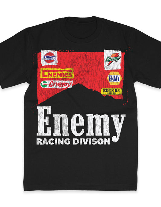 Enemy Smokes Racing Division Heavyweight T Shirt