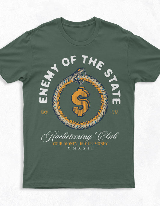 Enemy Racketeering Club T Shirt