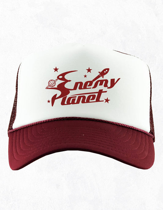 Enemy Planet Embroidered Trucker Hat