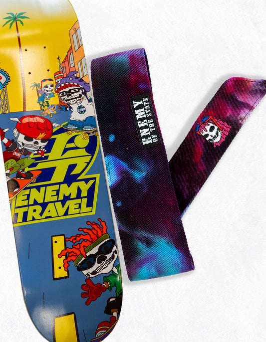 Regina Band & Matching Enemy Travel Skateboard Deck Combo