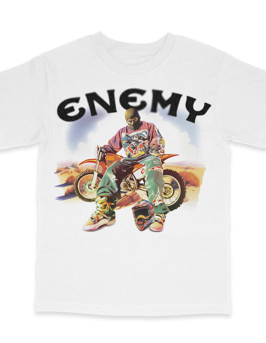 Vintage Enemy Motocross Heavyweight T Shirt