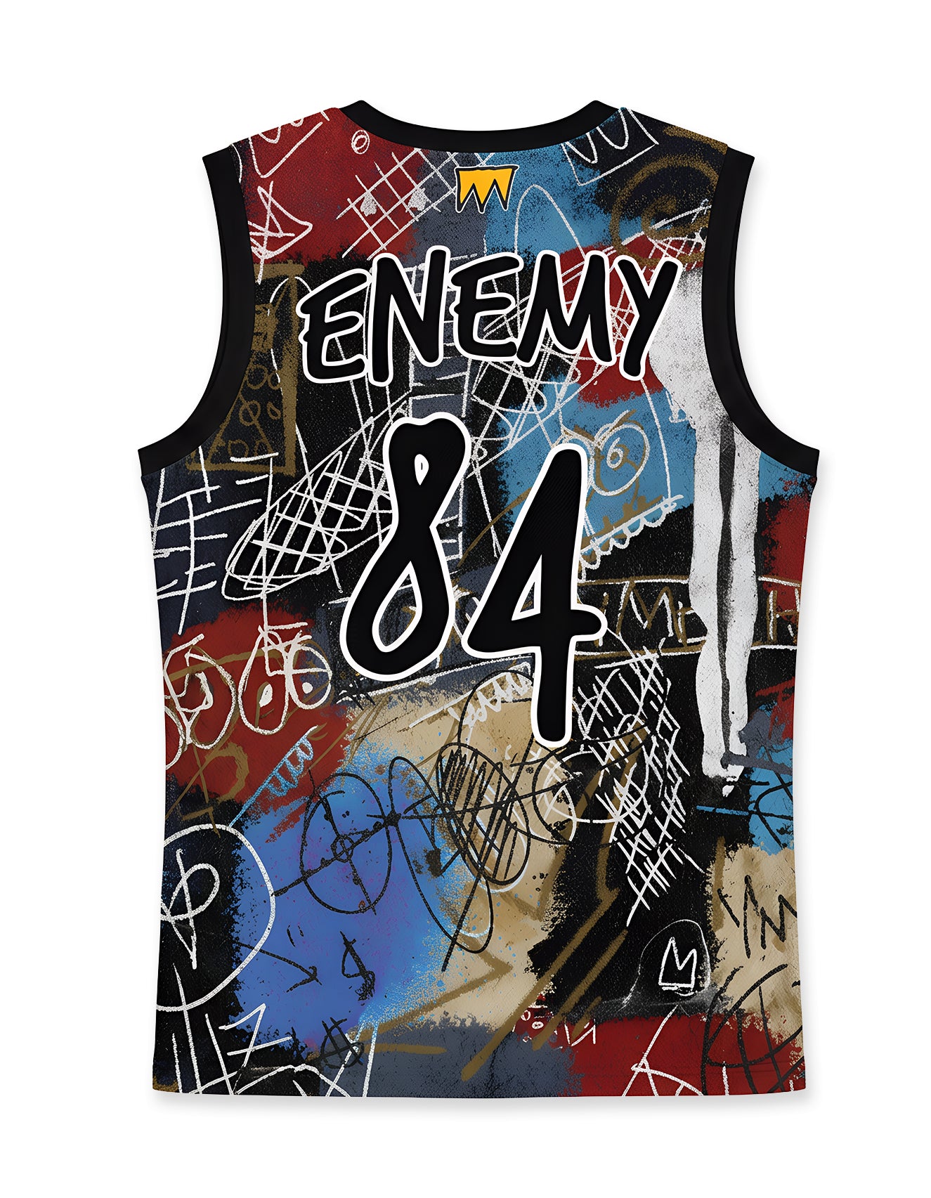Enemy of the State " The Crown " Basketball Jersey