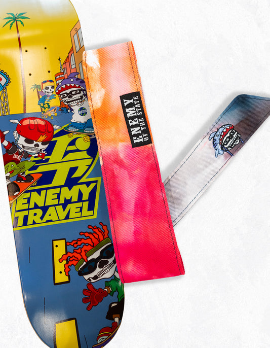 Squid Band & Matching Enemy Travel Skateboard Deck Combo