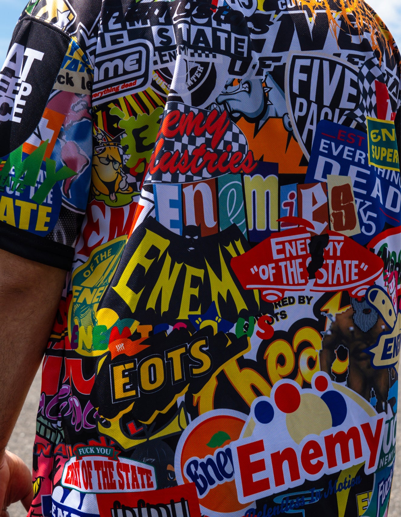 Sticker Slap EOTS x Eat Sleep Race Tech Tee