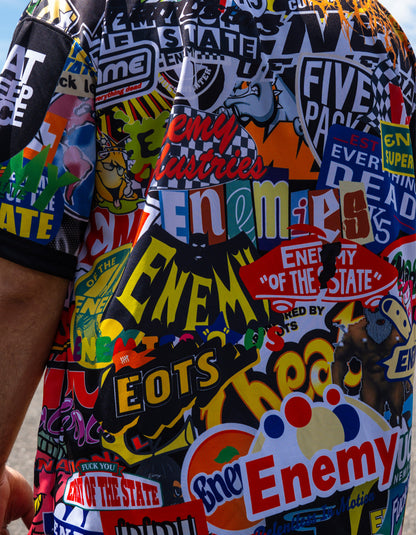 Sticker Slap EOTS x Eat Sleep Race Tech Tee