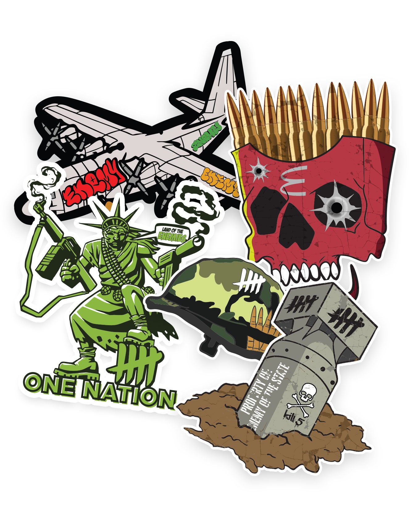 Enemy of the State Sticker Pack Season 4; Episode 4.5