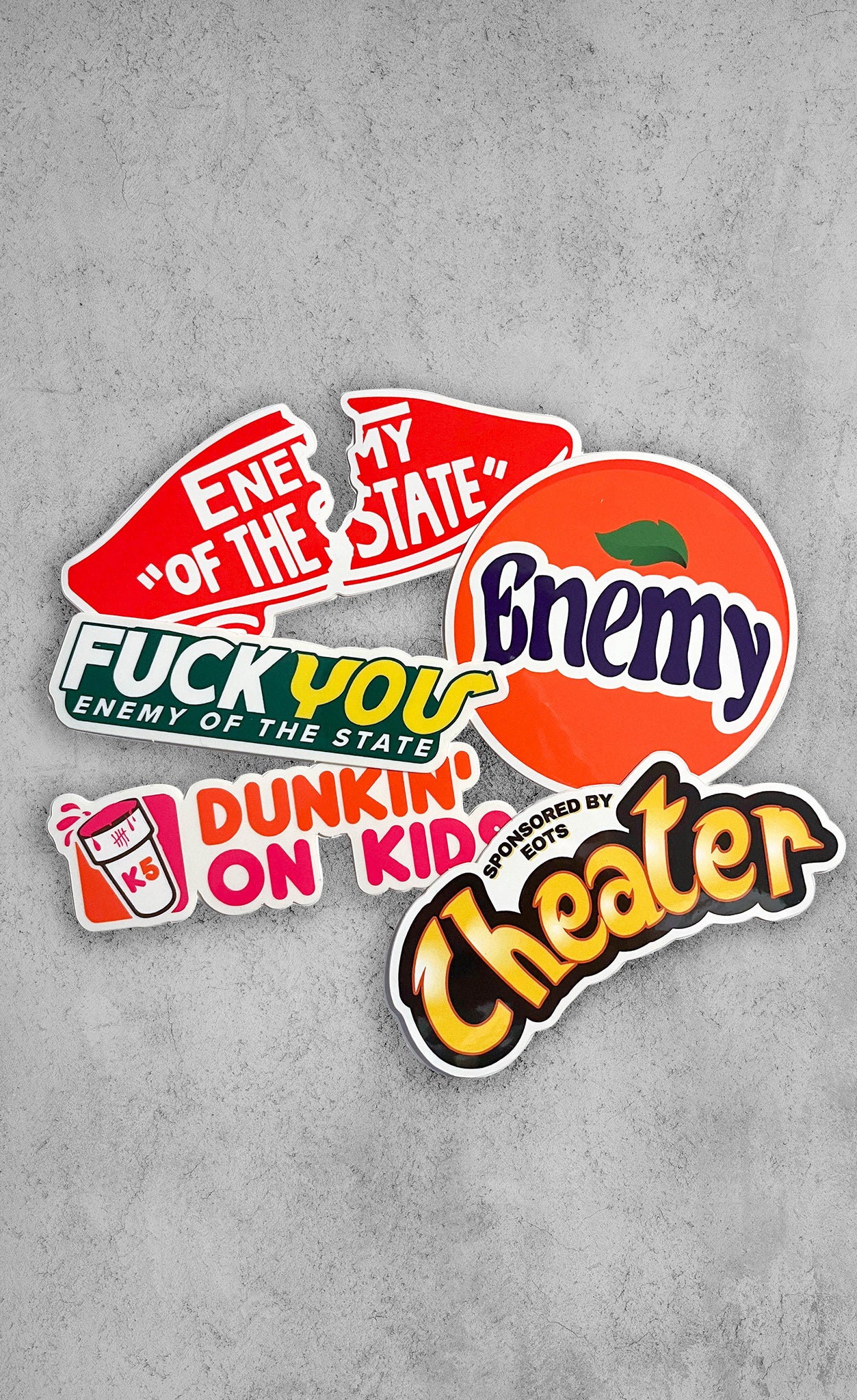 Enemy of the State Slap Sticker Pack S2 EP5