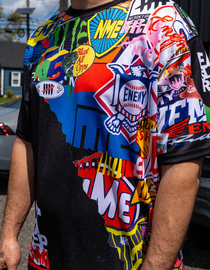 Sticker Slap EOTS x Eat Sleep Race Tech Tee