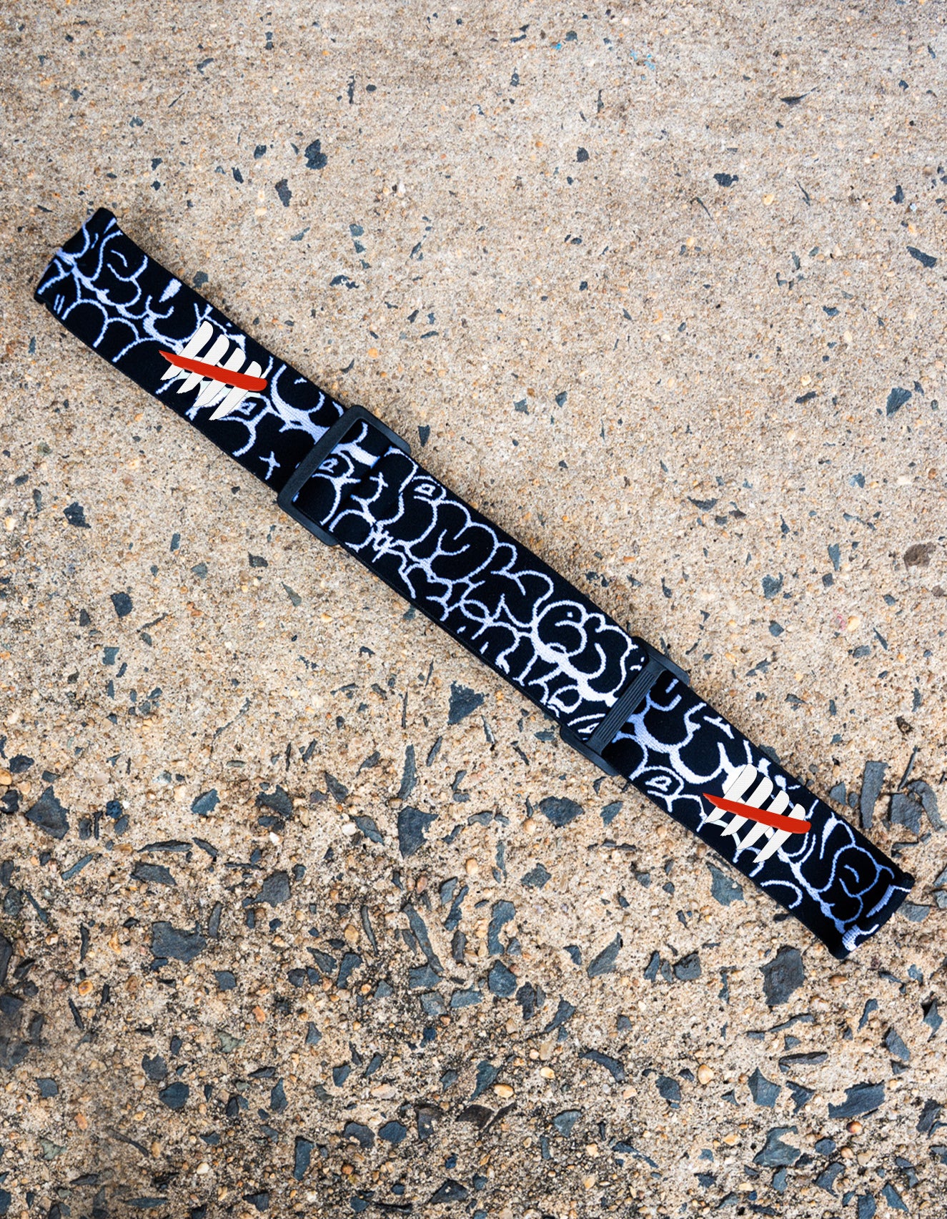 Woven Enemy Allover Graffiti Mask Strap