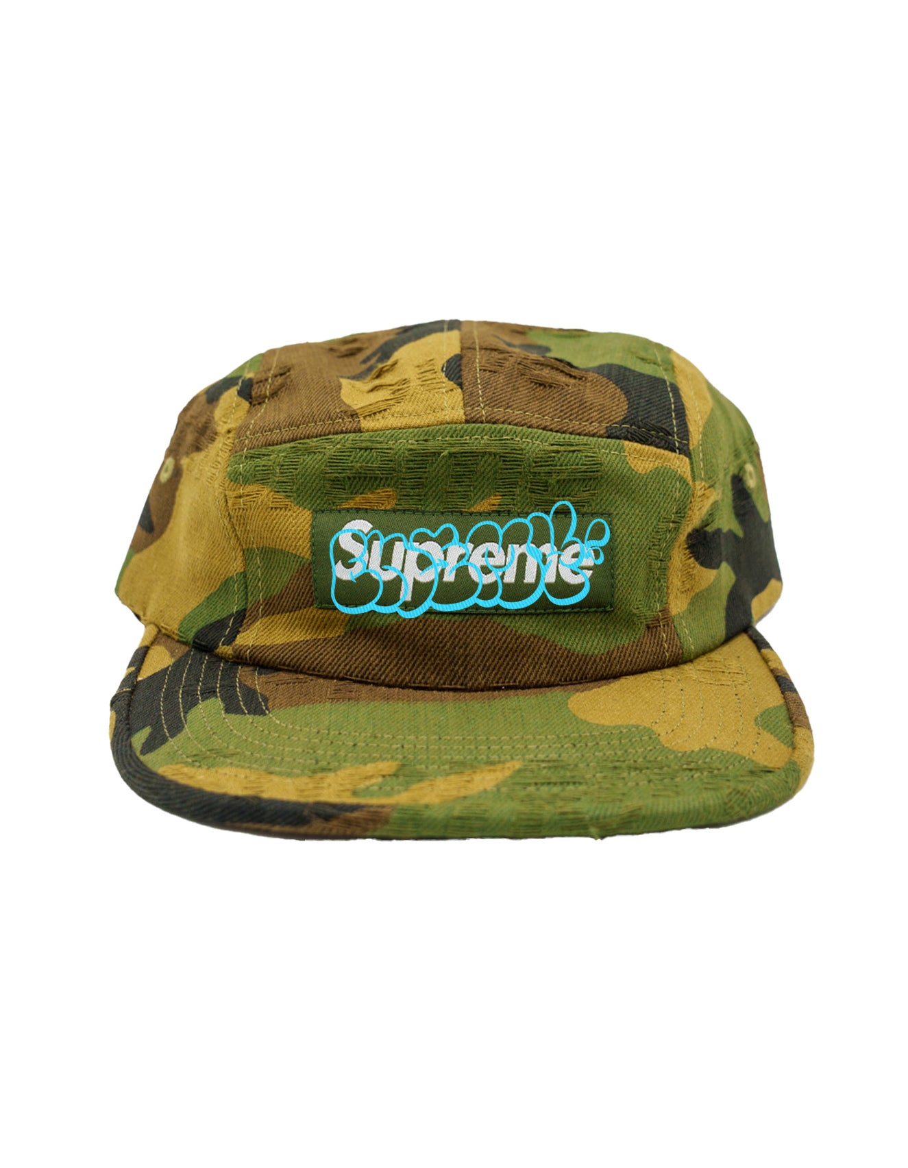 Camo S̷u̷p̷r̷e̷m̷e̷  x Enemy of the State Tagged Box Logo Hat