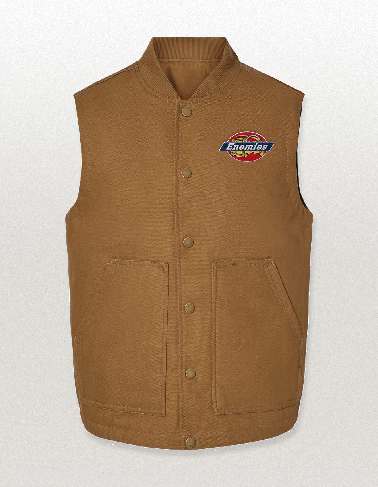 NOT A DRI FIT - Enemy Ballistics Embroidered Insulated Canvas Vest