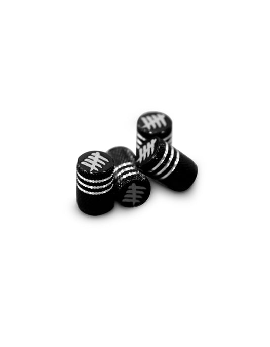 4 Pack of Laser Engraved Tire Valve Stem Caps
