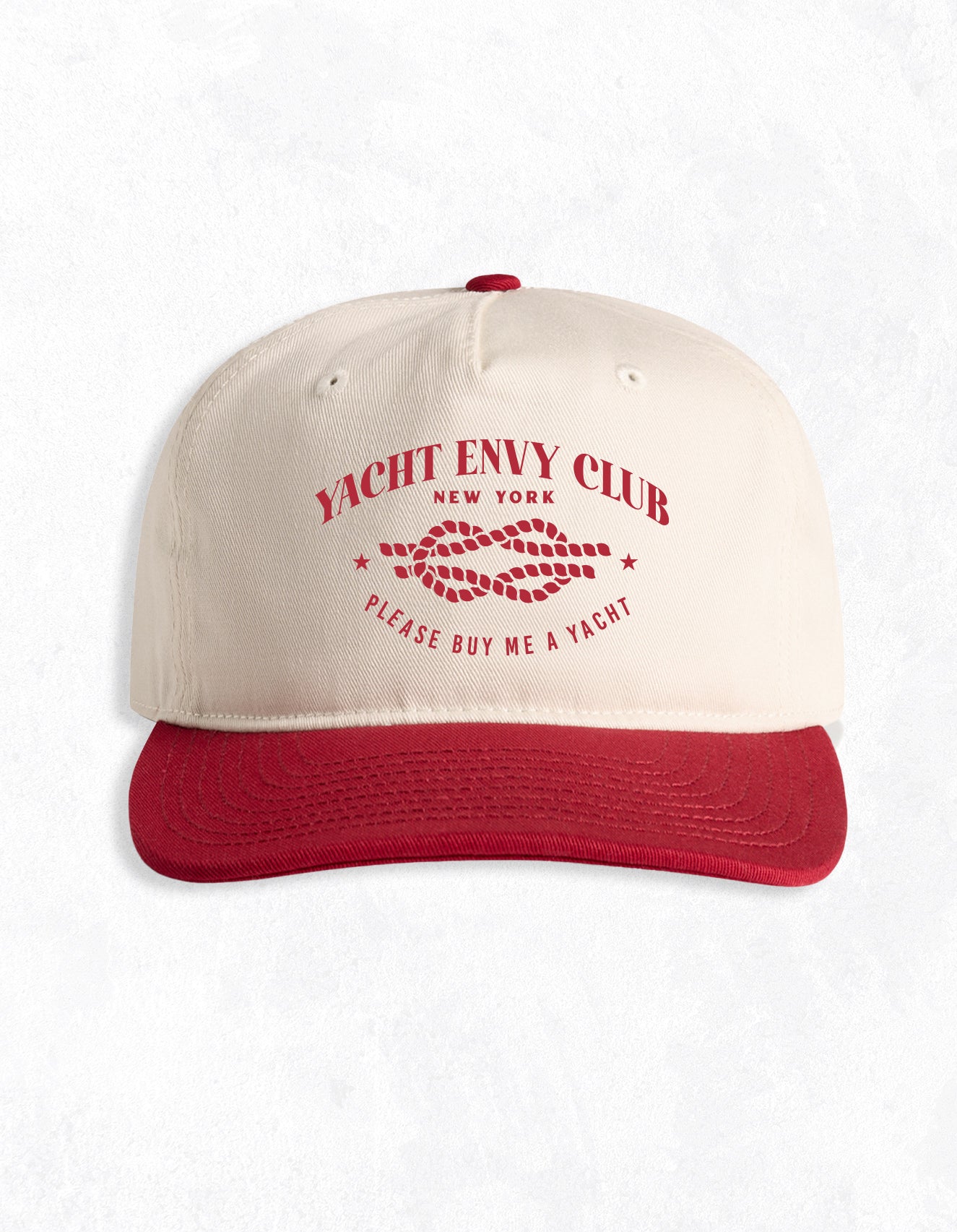 Yacht Envy Screen Printed Two Tone Cap