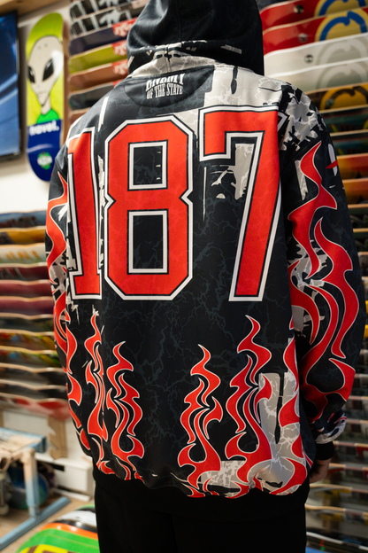 Dual Flames Fully Sublimated Hoodie