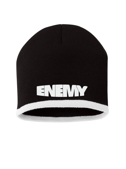 Bloated Enemy Striped Beanie