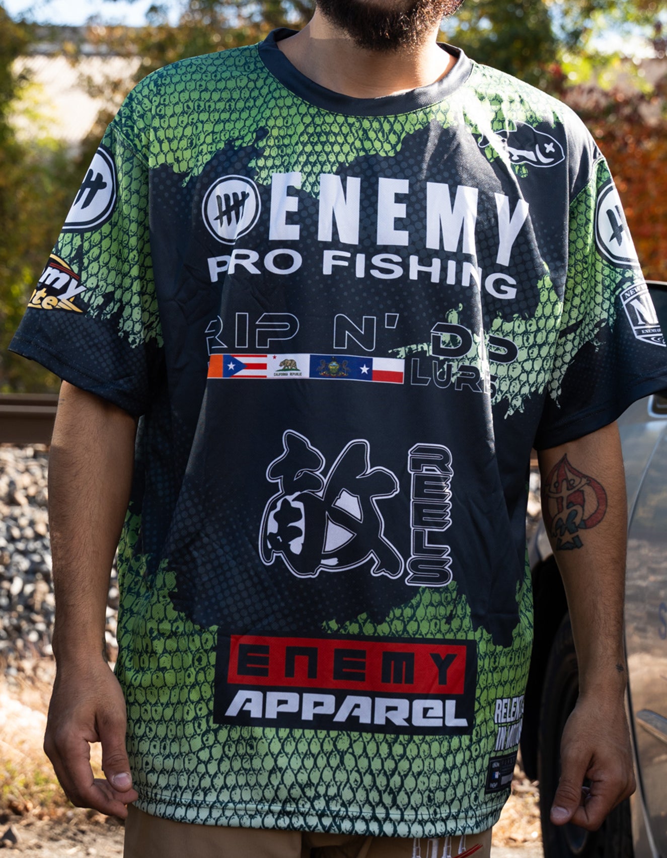 Enemy Pro Fishing Team Fishscale Tech Tee