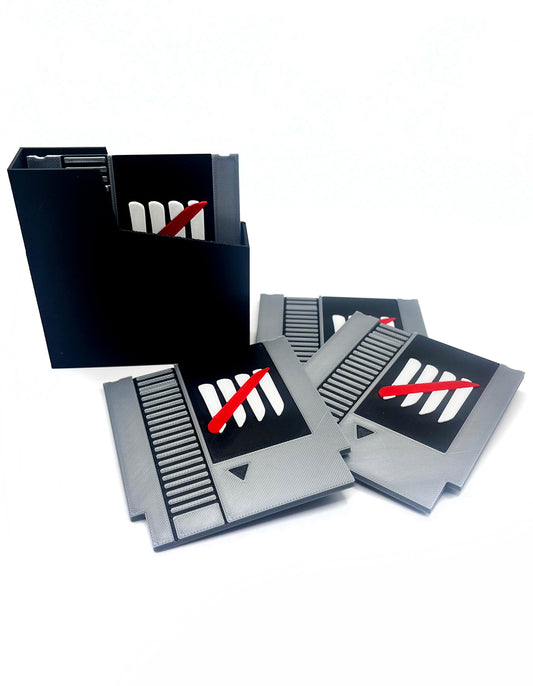 3D Printed Video Game Cartridge Coasters