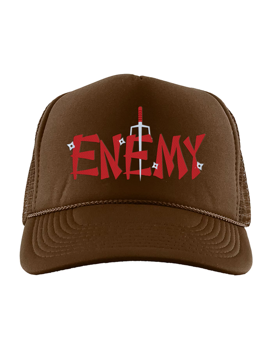 Embroidered Shuriken Trucker Hat