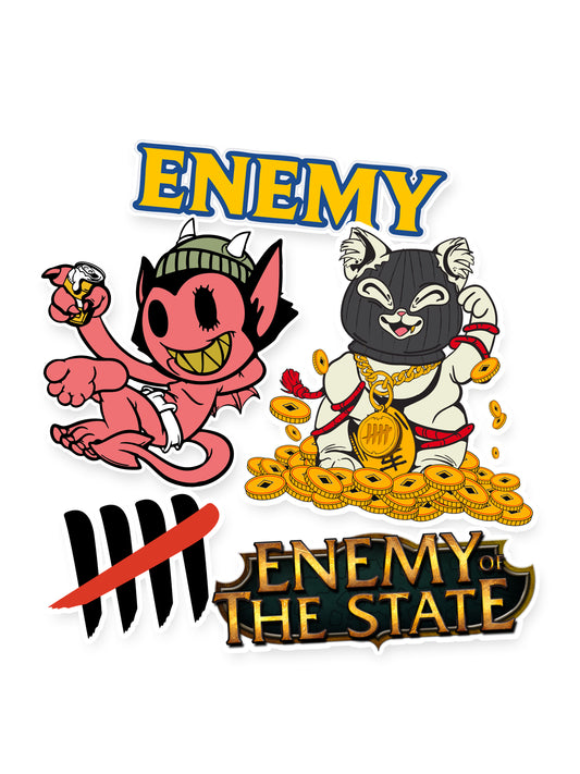 Enemy of the State Sticker Pack Season 4; Episode 1