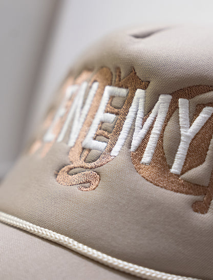 Enemy NYC Embroidered Trucker Hat - Yoga Flame Colorway