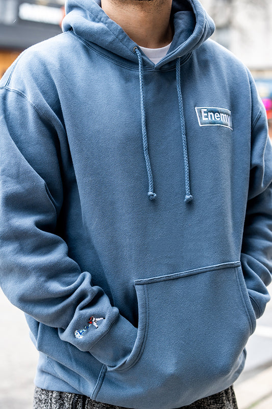 Hadouken Hoodie with Applique Embrodiery