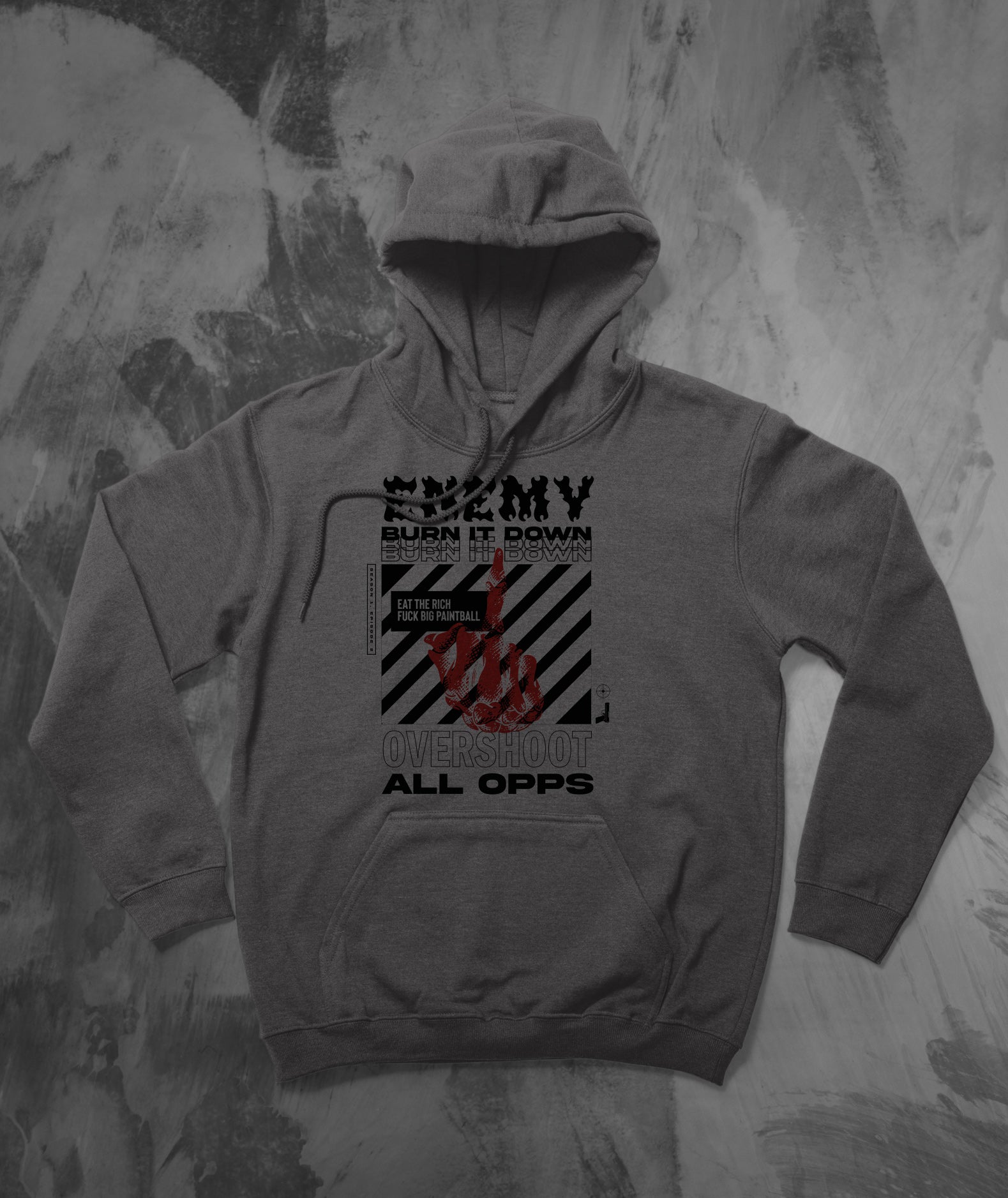 Everything Burns Enemy of the State Hoodie
