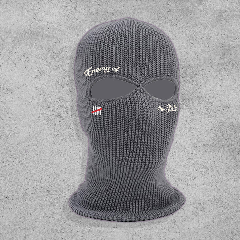 Gray 2 Hole Enemy of the State Balaclava