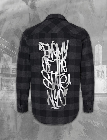 Enemy of the State Graffiti Flannel Longsleeve