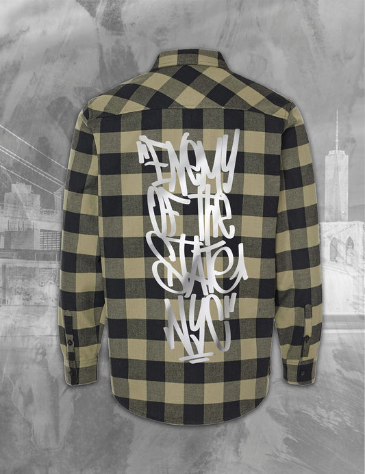 Enemy of the State Graffiti Flannel Longsleeve