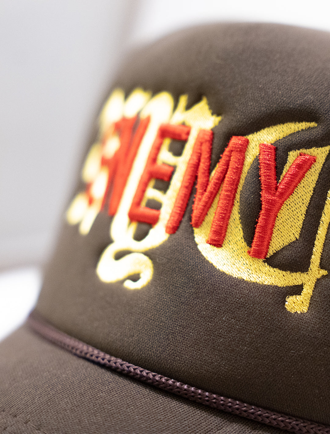 NYC Embroidered Trucker Hat - Shoryuken Colorway