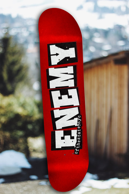 Enemy of the State Baked Skateboard Deck