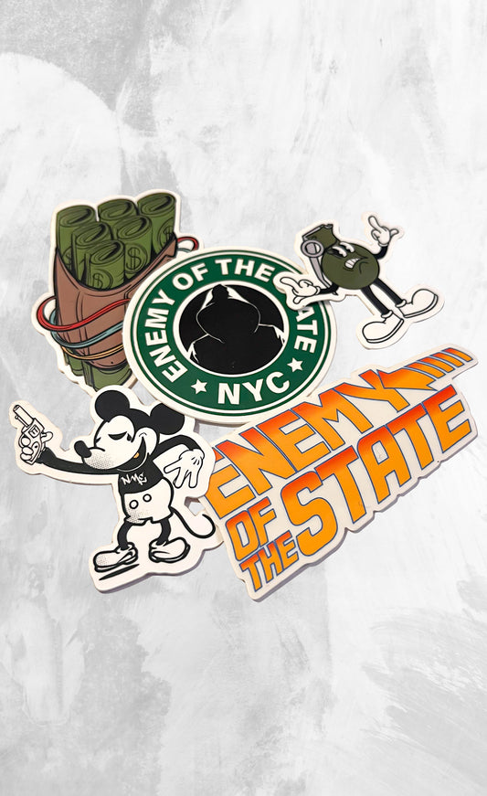 Enemy of the State Assorted Sticker Pack Season 2 Ep. 3